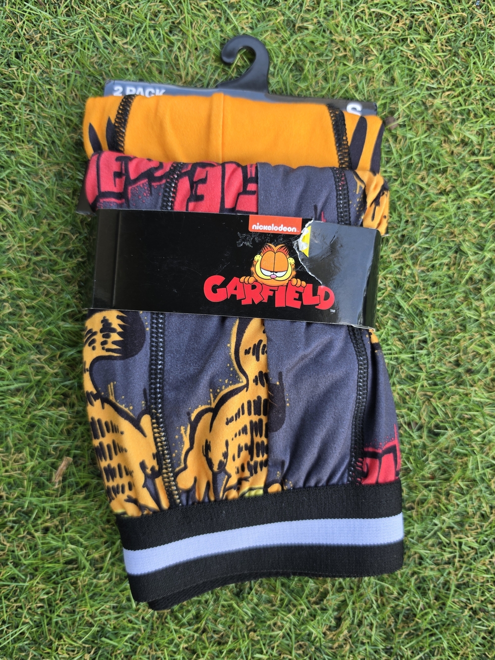 Garfield Men's 2-Pack Boxer Briefs - Yellow & Gray - Picture 2 of 4